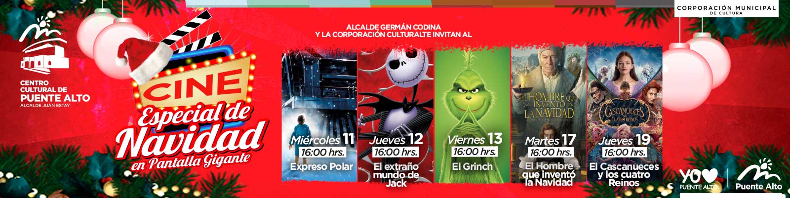 Disfruta de nuestro Ciclo Especial de Cine Navidad. 